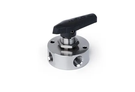 Шаровой кран AMFLO, SS-BV41 FNT,   нержавеющий SS316L, 276 bar, 4-х портовый