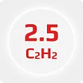 Ацетилен 2.5 (марка А), для фотометрии Ацетилен 2.5 (марка А), для фотометрии